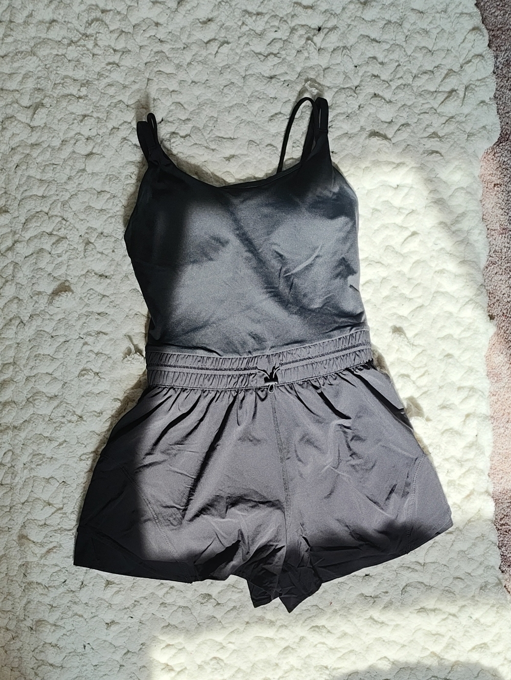 Avia Black Sleeveless Romper
